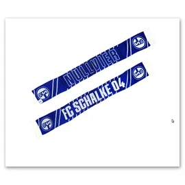 FC Schalke 04 Strickschal 2026 blau/weiß Unisex Einheitsgröße