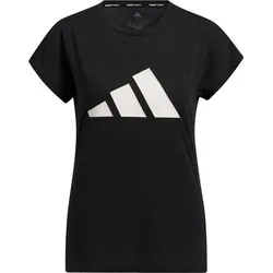ADIDAS adidas Damen 3-Streifen Training T-Shirt, Schwarz/Creme, XS