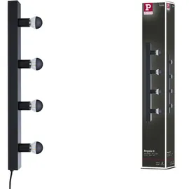 Paulmann Regula II 4x40 W dimmbar Schwarz 7,5 cm