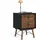 Home Affaire Nachtschrank RY 43,3 x 40,1 x 59,6 cm Schwarz
