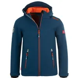 TROLLKIDS Trollfjord Jacke - Mystic Blue / Orange - 116 cm