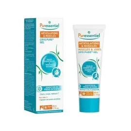 Puressentiel Gelenk & Muskel - Cryo Pure Gel mit 14 ätherischen Ölen - Intensive Kältewirkung - Hilft, empfindliche Stellen zu beruhigen - 80 ml