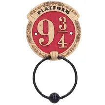 HARRY POTTER Nemesis Now Offizielles Lizenzprodukt Harry Potter Plattform 9 3/4 Türklopfer, 21,5 cm, rot