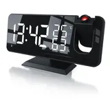 CSL Projektionswecker schwarz