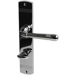 ALPERTEC Langschild-Garnitur »Sale«, Messing - silberfarben