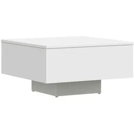 furnicato Couchtisch Weiß 60x60x31,5 cm Holzwerkstoff