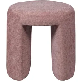 Woood DAHEIM Hocker Charlie Stoff Rosa Blush