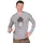Almgwand Seidlalm Shirt Herren grau M