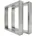 GGM Möbel U Bartisch Kufen 58 x 105 cm Weiß