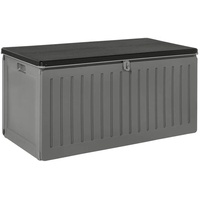 Gartenbox Kissenbox Auflagenbox - Cygnus 270 Liter, dunkelgrau