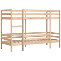 VidaXL Etagenbett ohne Matratze 90x190 cm Massivholz Kiefer