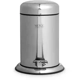 Möve Treteimer 3 l Silber