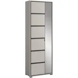 xonox.home Garderobenschrank Jaru grau schwarz,