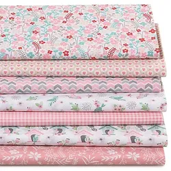 Patchwork-Überraschungspaket "Rosatöne", je nach Anfall