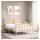 vidaXL Massivholzbett 160 x 200 cm Beige