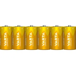 VARTA Batterien C Baby, 6 Stück, Longlife, Alkaline, 1,5V, ideal für Fernbedienungen, Wecker, Radios