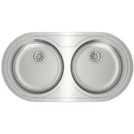 Teka Duetta 2c Runde Doppelspüle - Stainless Steel - One Size
