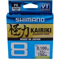 Shimano Kairiki 8, 150 Meter, Mantis Grün, 0.230mm/22.5kg, 8fach
