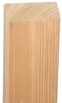 Holz Zaunlatte Natura aus Lärche, naturbelassen -  Holzlatte lieferbar in Länge 60 cm