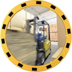 Sicherheits-/Verkehrsspiegel H910xB910mm D.800mm Acryl ca110Grad-Blickwinkel 22m