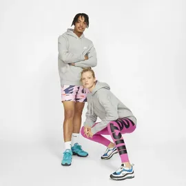 Nike Sportswear Club Fleece Hoodie 063 dk grey heather/matte silver/white S