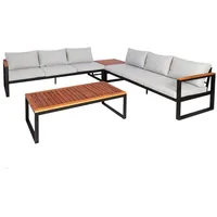 Mendler HWC-L26 Loungeset hellgrau