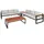 Mendler HWC-L26 Loungeset hellgrau