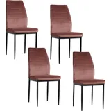 Hti-Living Stuhl Madison Velvet 4er-Set