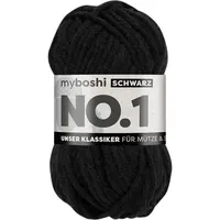 myboshi Strickwolle Schwarz 50 g