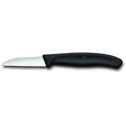 Victorinox Swiss Classic Gemüsemesser, gerader Schnitt, 6 cm, schwarz