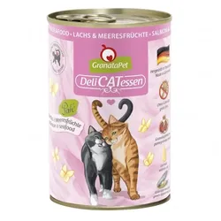 GranataPet Delicatessen Dose Lachs & Meeresfrüchte - 400 g