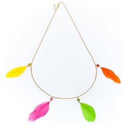 Kette "Federn", neon