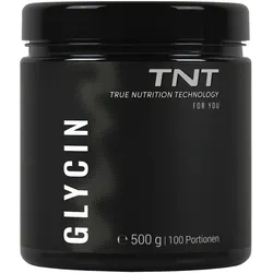 TNT Glycin Pulver frei von Zusatzstoffen und Allergenen. Süßer Geschmack