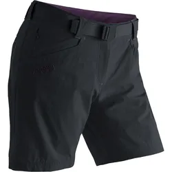 Maier Sports Lulaka Funktionsshorts Damen in black, Größe 38 - schwarz
