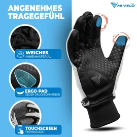 MIVELO Übergangshandschuhe Schwarz S