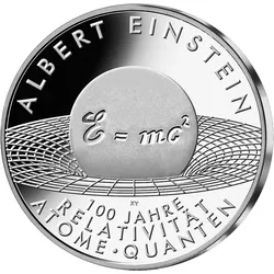 10-Euro-Silber-Gedenkmünze "Albert Einstein"
