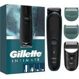 Gillette INTIMATE Trimmer i5 Body & Intimtrimmer Herren – SkinFirst-Technologie, wasserdicht, kabellos, 3 Aufsätze, 100 Min Li-Ion