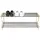 Kare Walk Small 84 x 31 x 34 cm Schwarz/Gold / Schwarz