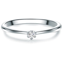 Trilani Ring aus Sterling Silber in mit Zirkonia 50
