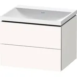 Duravit Möbel-Set L-Cube 60x48x48cm, o Hahnl., we. matt, 2 Schub.