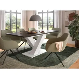 inn.furn Home-X 150 x 76 x 90 cm grau/weiß