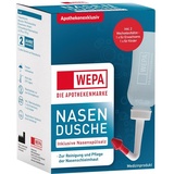 Wepa Nasendusche + Nasenspülsalz 10 x 2,95 g Nasales Reinigungs-Set