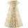 happy girls Sommerkleid mit tollen Volants und mit Knopfleiste im Rücken gelb 134 EU