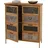 Mendler Apothekerkommode 94 x 80 x 35 cm Blau