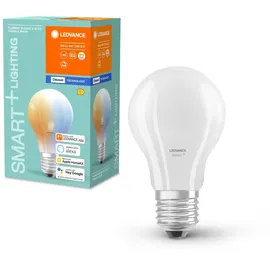 LEDVANCE Smart+ Filament Birne 6W = 60W E27 matt 806lm 2700K-6500K Dimmbar, App Google Alexa Bluetooth