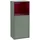 Villeroy & Boch Finion Seitenschrank F51, F510HBGM 41,8x93,6x27cm, rechts, Regal oben Peony Matt, Olive Matt Lacquer