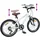vidaXL Mountainbike 24 Zoll RH 0 cm weiß