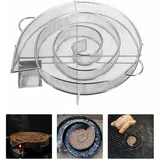 Sunflower - Tigrezy Kaltraucherzeuger, aus Edelstahl. Geeignet zum Kalträuchern in Räucheröfen, Barbecues, Räucheröfen, Grills usw.
