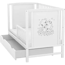 Baby-Delux Mia Weiß 60 x 120 cm