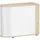 Geramöbel Flex Rollladenschrank 100 x 40 x 83 cm silber